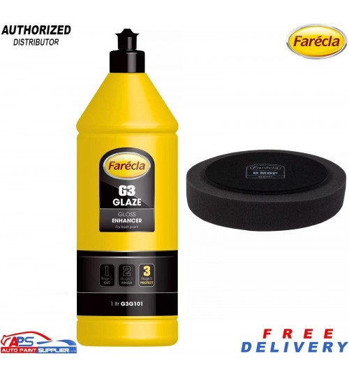 Farecla G3 Gloss Enhancer Glaze 1L + Free Microfibre